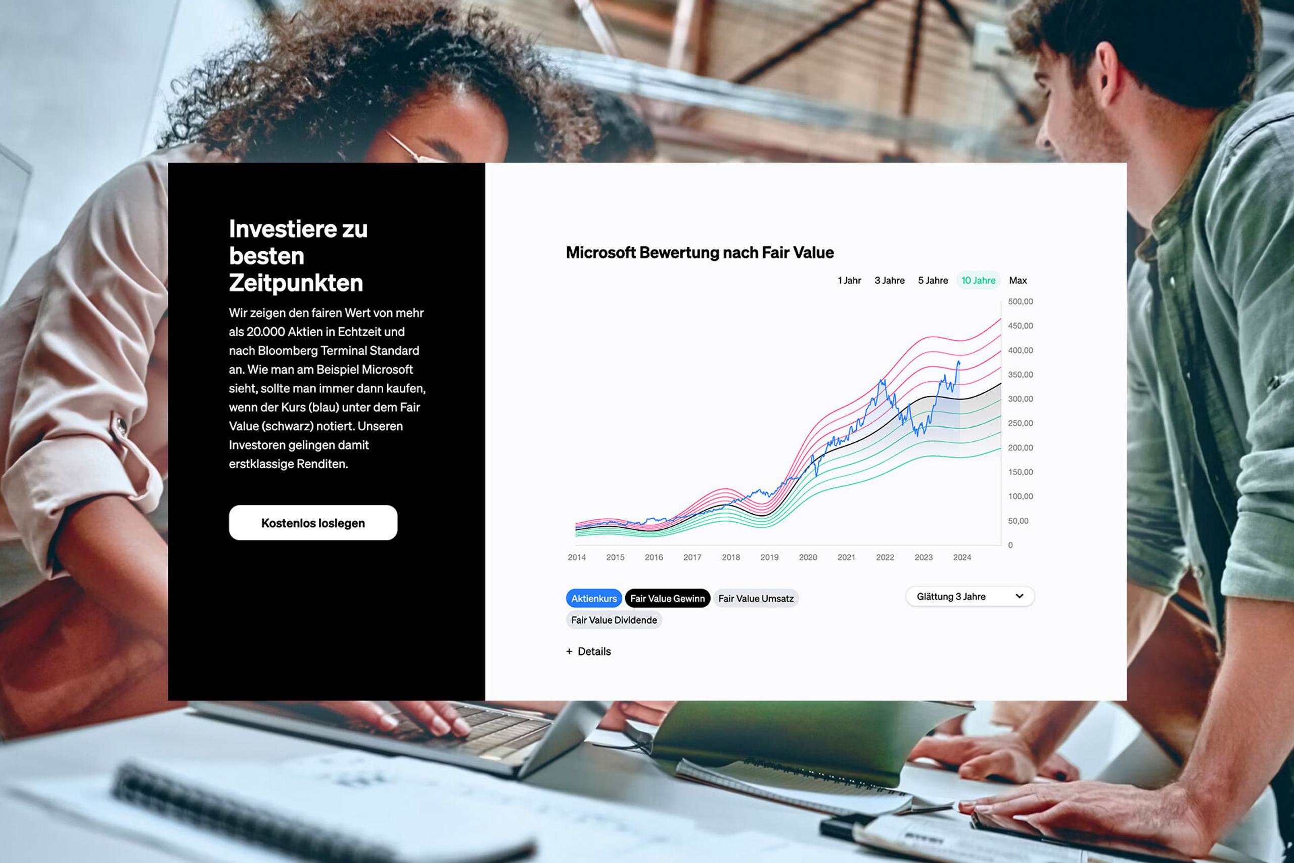 Eulerpool Fair Value bei Aktien