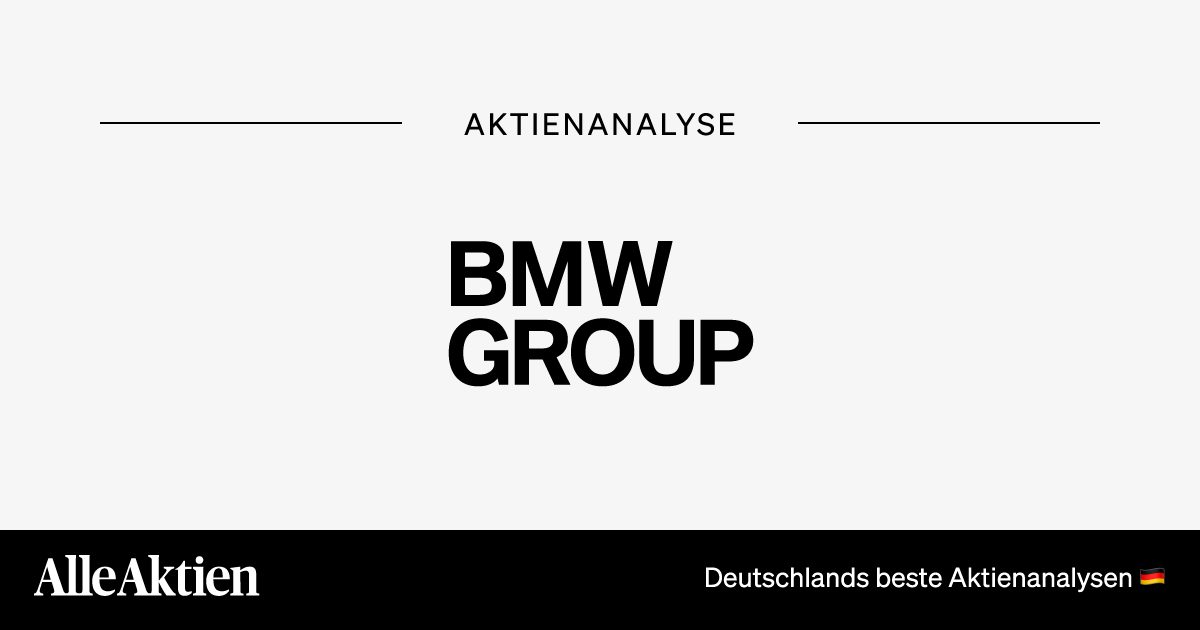 BMW Aktie Analyse