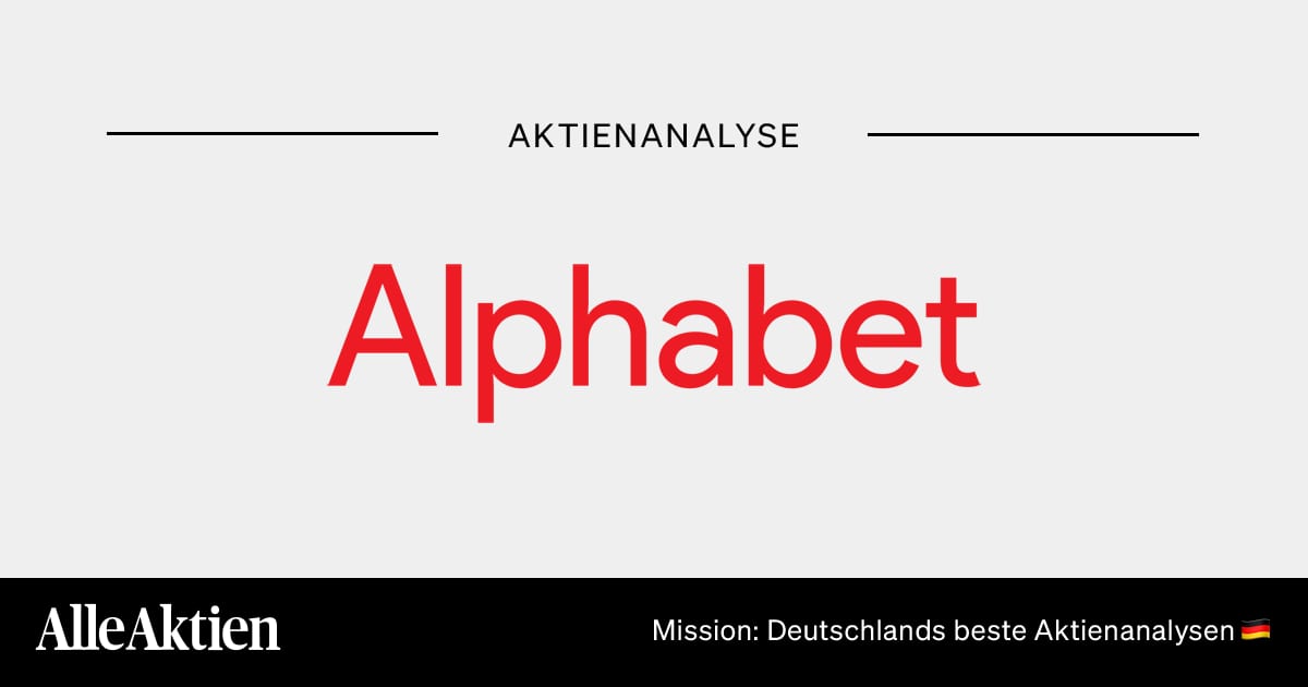 Alphabet Aktie Analyse