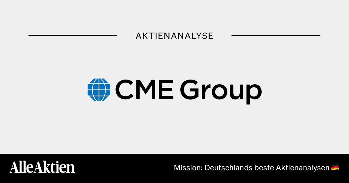 CME Group Aktie Analyse
