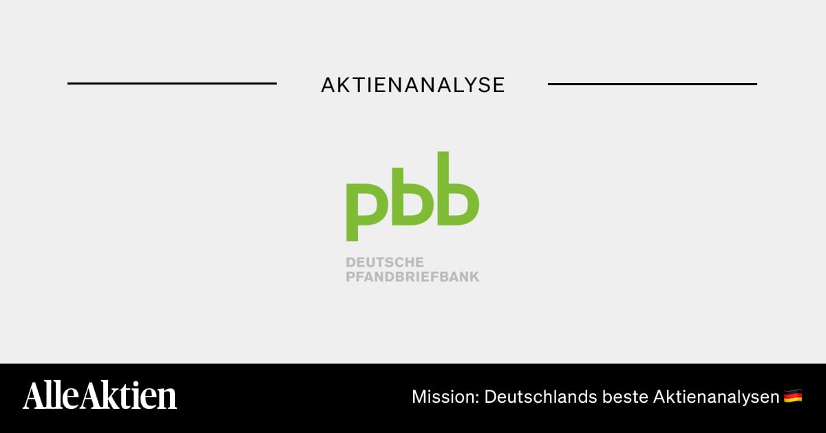Deutsche Pfandbriefbank Aktie Analyse