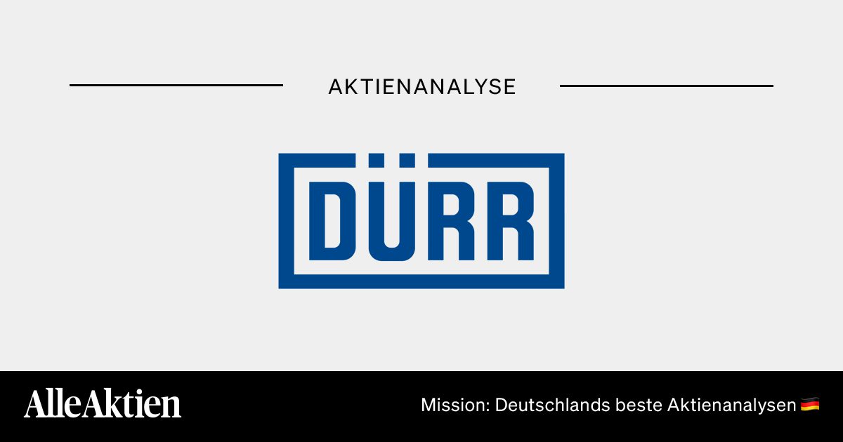 Dürr Aktie Analyse