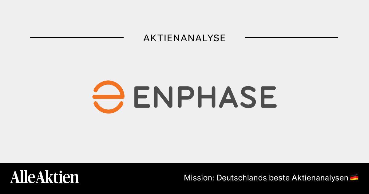 Enphase Energy Aktie Analyse