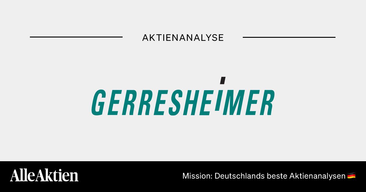 Gerresheimer Aktie Analyse