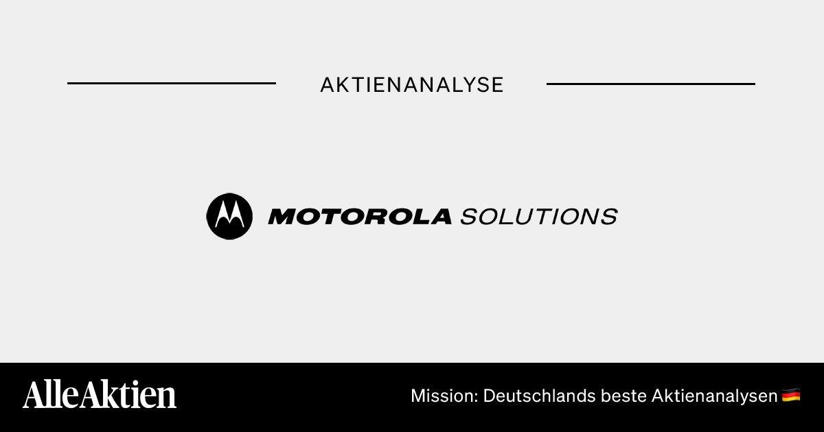 Motorola Solutions Aktie Analyse