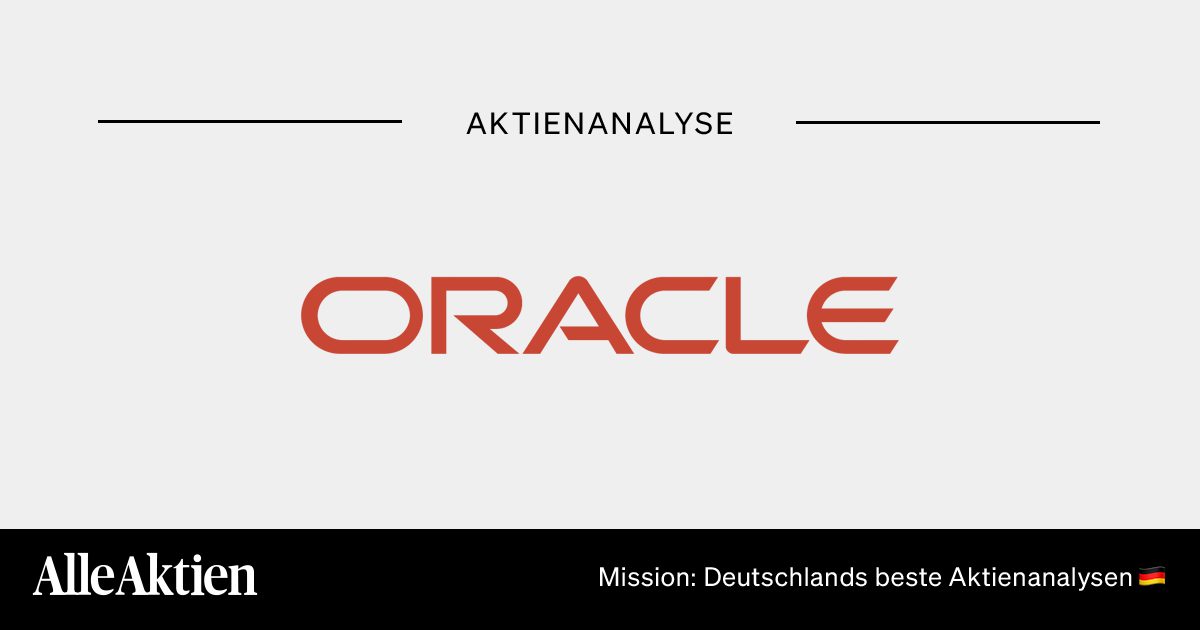 Oracle Aktie Analyse