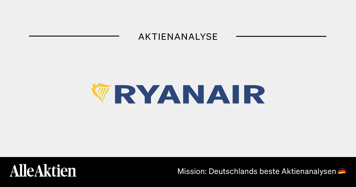 Ryanair Aktie Analyse