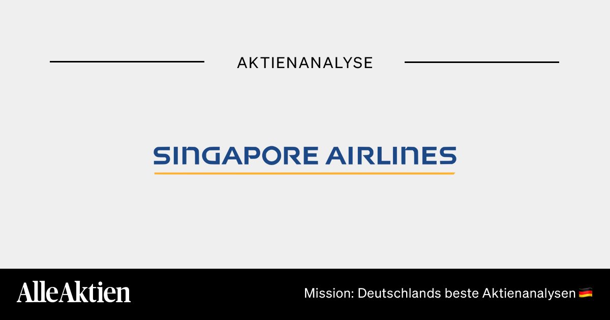 Singapore Airlines Aktie Analyse