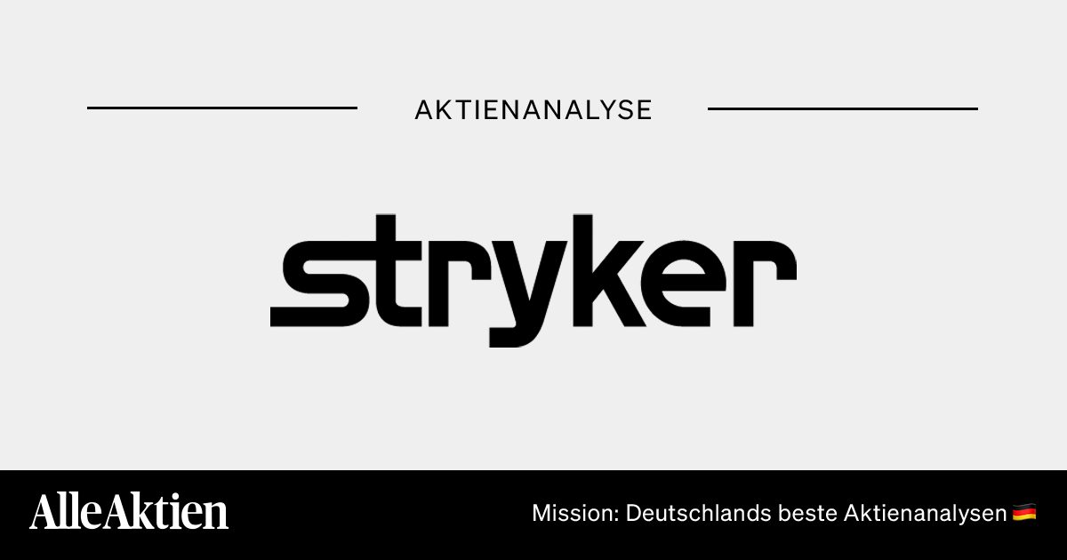 Stryker Aktie Analyse
