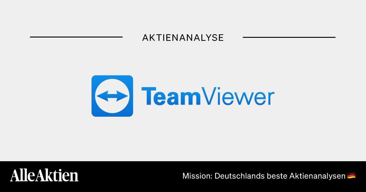 TeamViewer Aktie Analyse