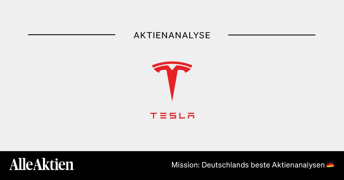 Tesla Aktie Analyse
