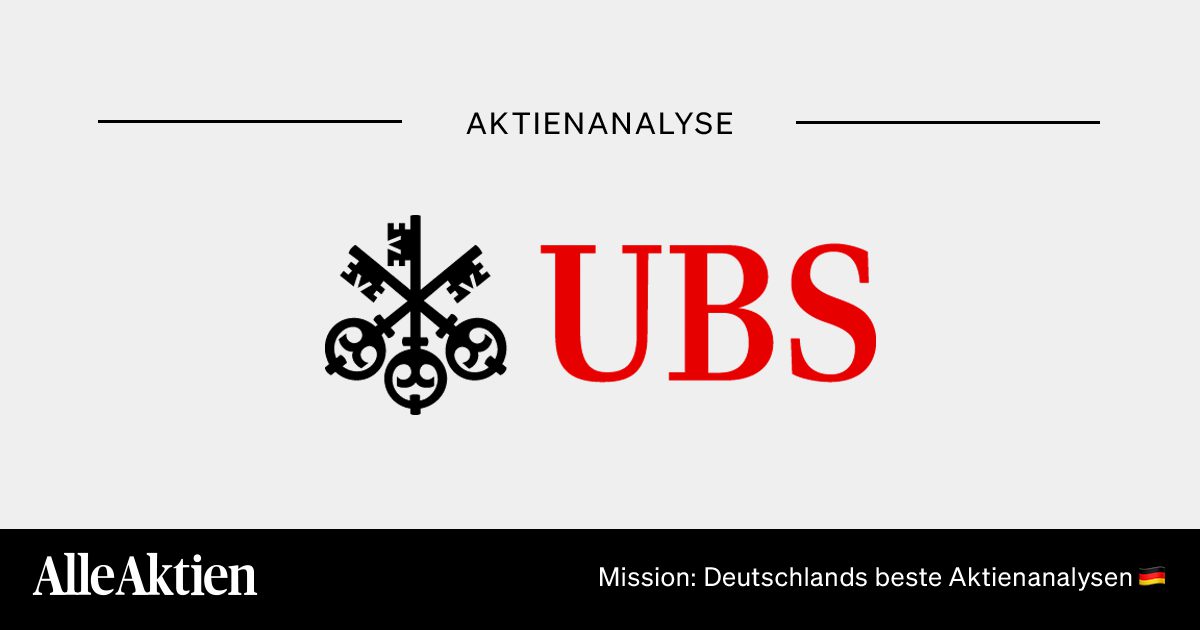 UBS Aktie Analyse