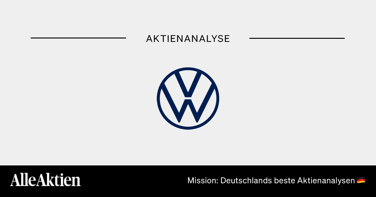 Volkswagen Aktie Analyse