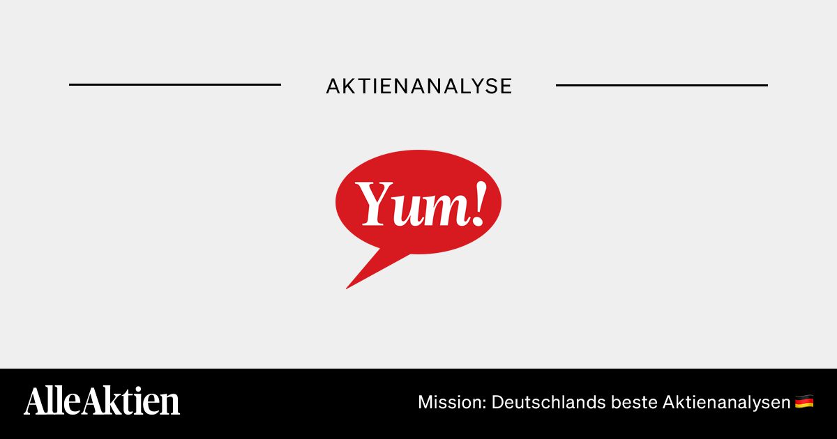 Yum! Brands Aktie Analyse